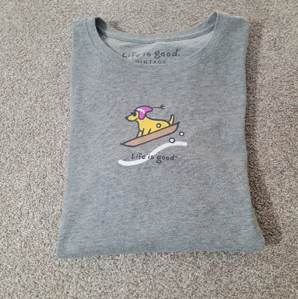 Life IS Good Long Sleeve Large - Picture 1 of 6